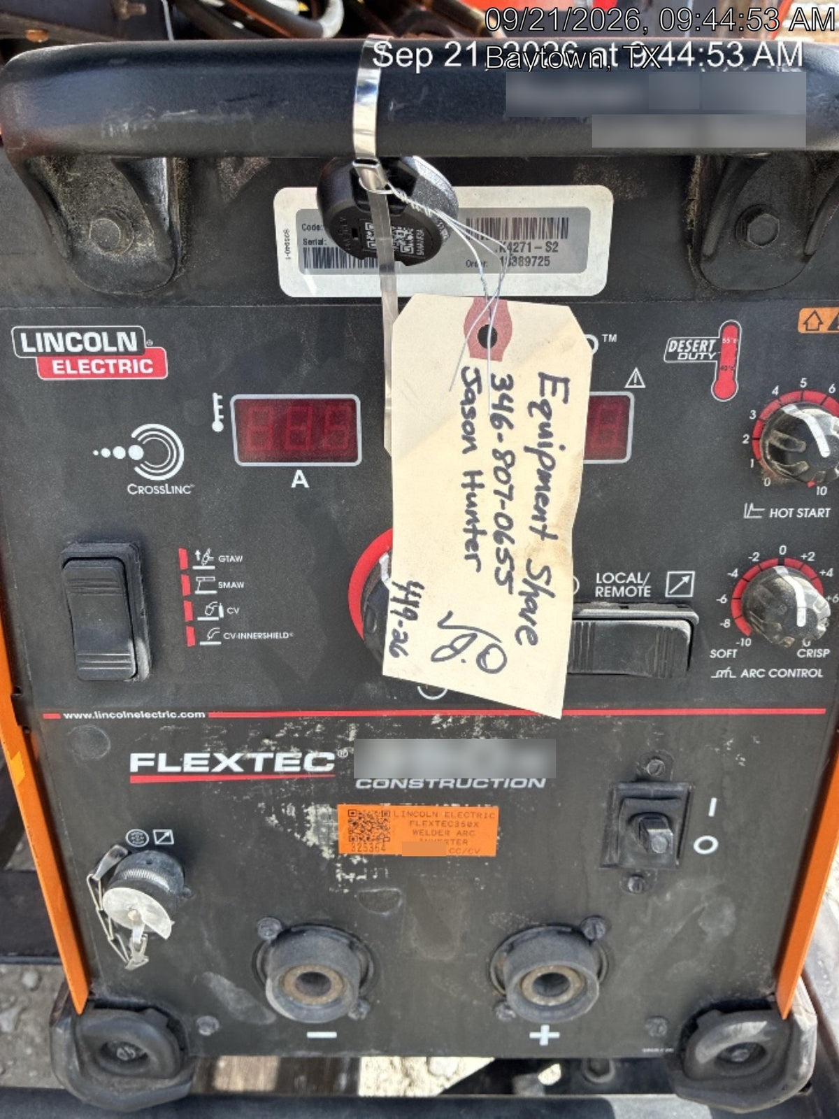 2023 LINCOLN ELECTRIC FLEXTEC 350X
