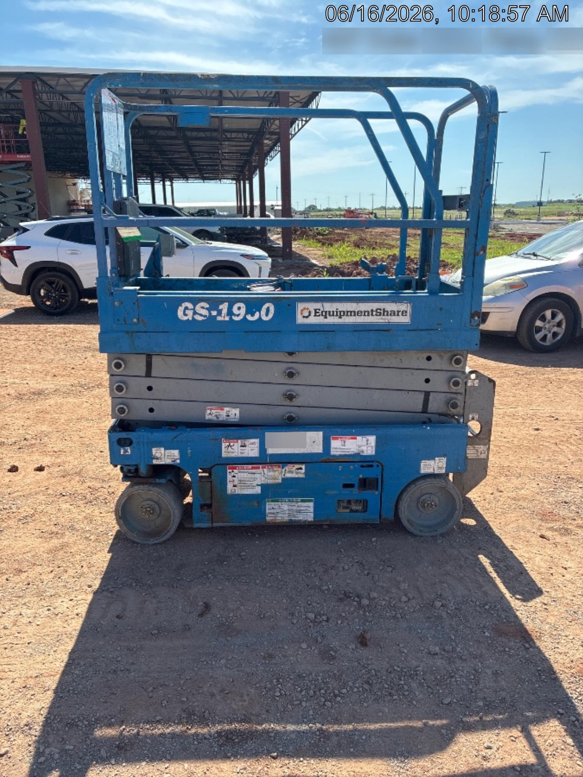 2020 Genie GS-1930 Solid Non Marking Tires, Beacon, Folding rails with half height swing gate