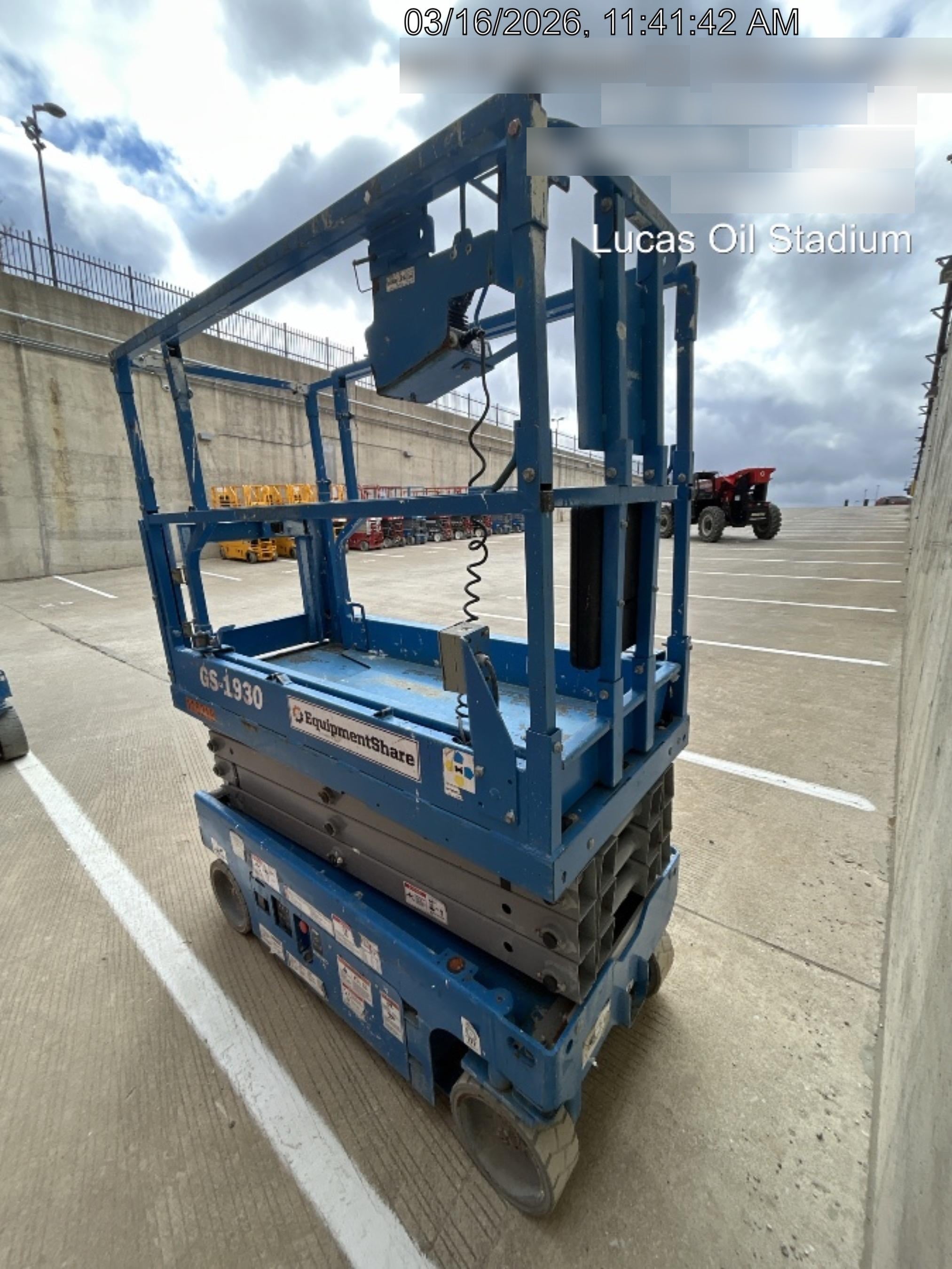 2020 Genie GS-1930 Solid Non Marking Tires, Beacon, Folding rails with half height swing gate