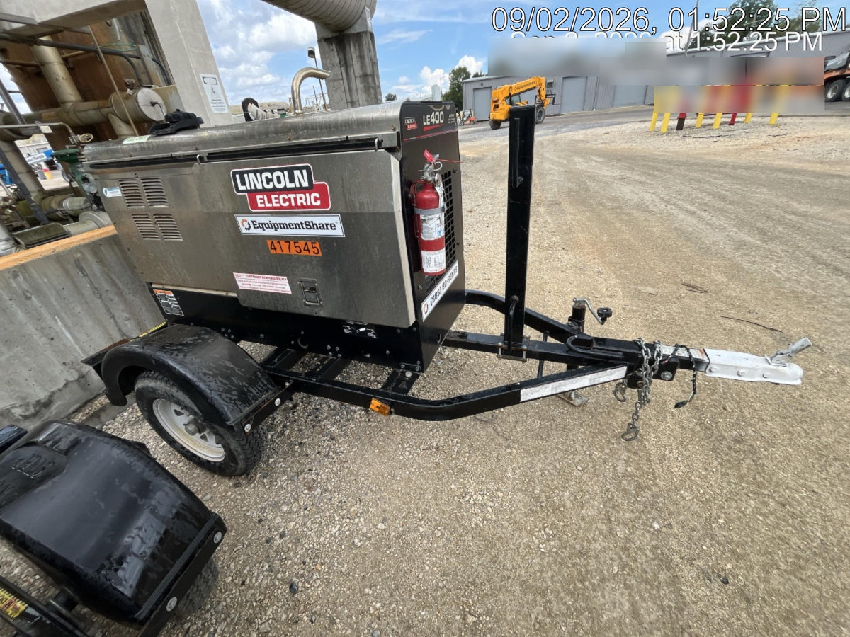 2024 Lincoln Electric LE400 Kubota V1505, Trlr, Cable Rack, Light Kit, ES Decals, T3