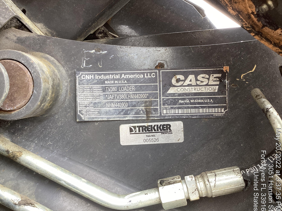 2018 CASE TV380