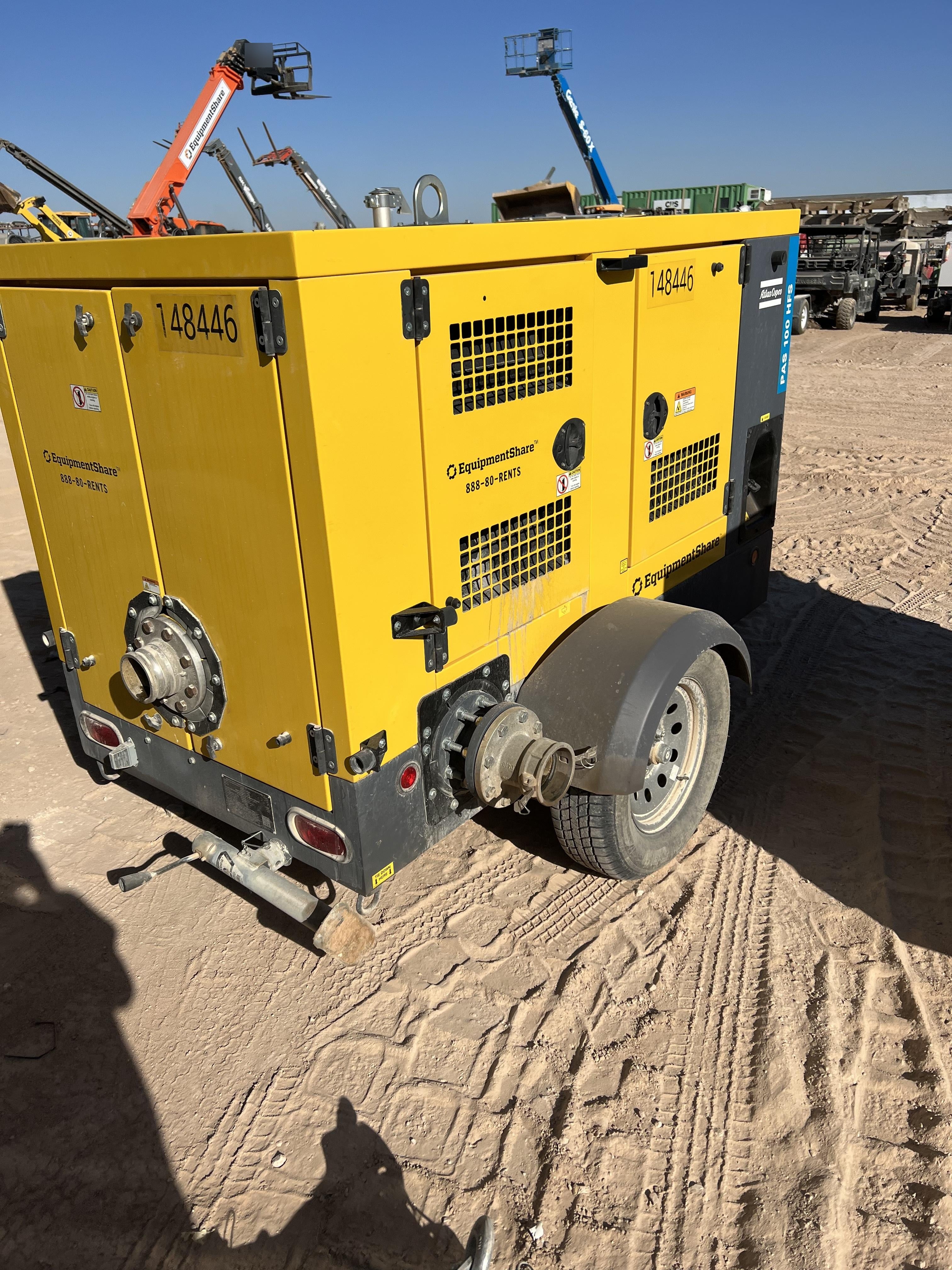 2021 ATLAS COPCO PAS 100 HF CS Enclosed