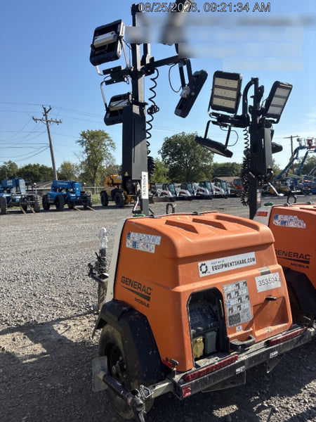 2023 Generac MLT2 Diesel, Flex Switch 120V Input, Powerzone Controller, (4) 320W LED Lights, 4kW Generator, 39.9 Gal Fuel Tank, 2" Ball, T3