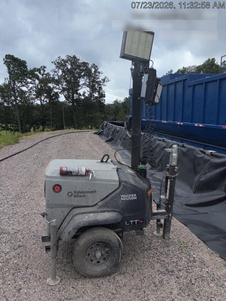 2024 Wacker Neuson LTT4 Diesel, Kohler KDW702, Deep Sea Controller, Auto Start, LED 320W, Bypass Outlet, T3