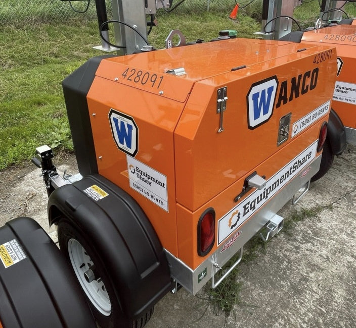 2024 Wanco WLTT-4MM4K Diesel, Deep Sea Controller, Shore Power Plug, Auto Start, (4) 350W LED Floodlights, 4kW Generator, 60 Gal Fuel Tank, 2" Ball, T3