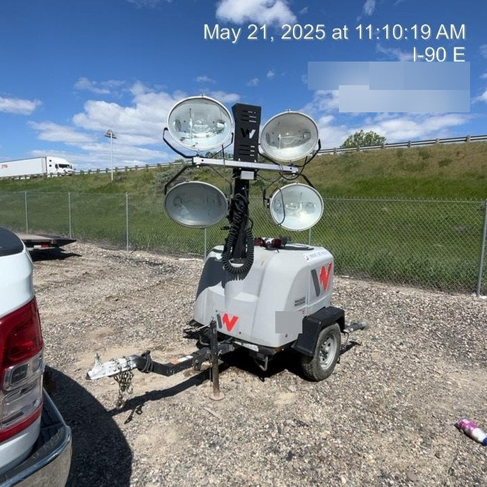 2018 Wacker Neuson LTV6L-MH Wacker Neuson LTV6L Mobile Light Tower w/Fuel Level Sensor Installed