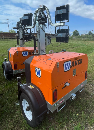 2024 Wanco WLTT-4MM4K Diesel, Deep Sea Controller, Shore Power Plug, Auto Start, (4) 350W LED Floodlights, 4kW Generator, 60 Gal Fuel Tank, 2" Ball, T3