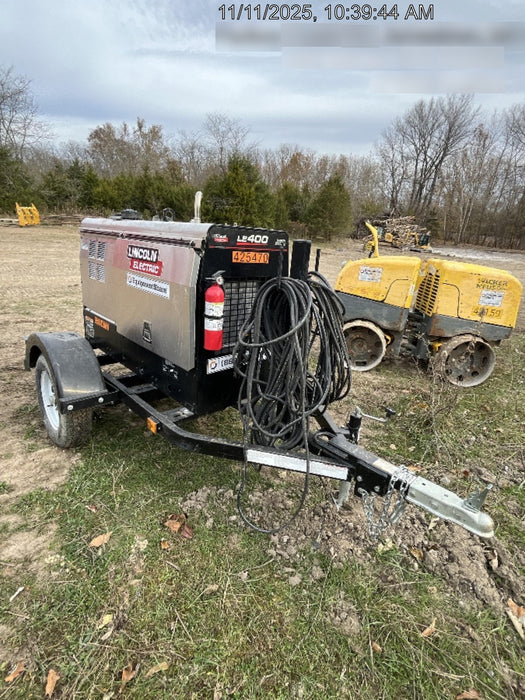 2024 Lincoln Electric LE400 Kubota V1505, Trlr, Cable Rack, Light Kit, ES Decals, T3