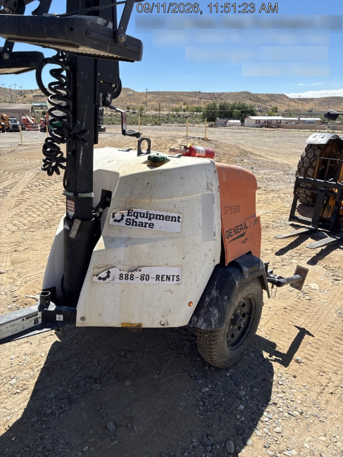 2023 Generac MLT2 Diesel, Flex Switch 120V Input, Powerzone Controller, 
(4) 320W LED Lights, 4kW Generator, 39.9 Gal Fuel Tank, 2" Ball, T3