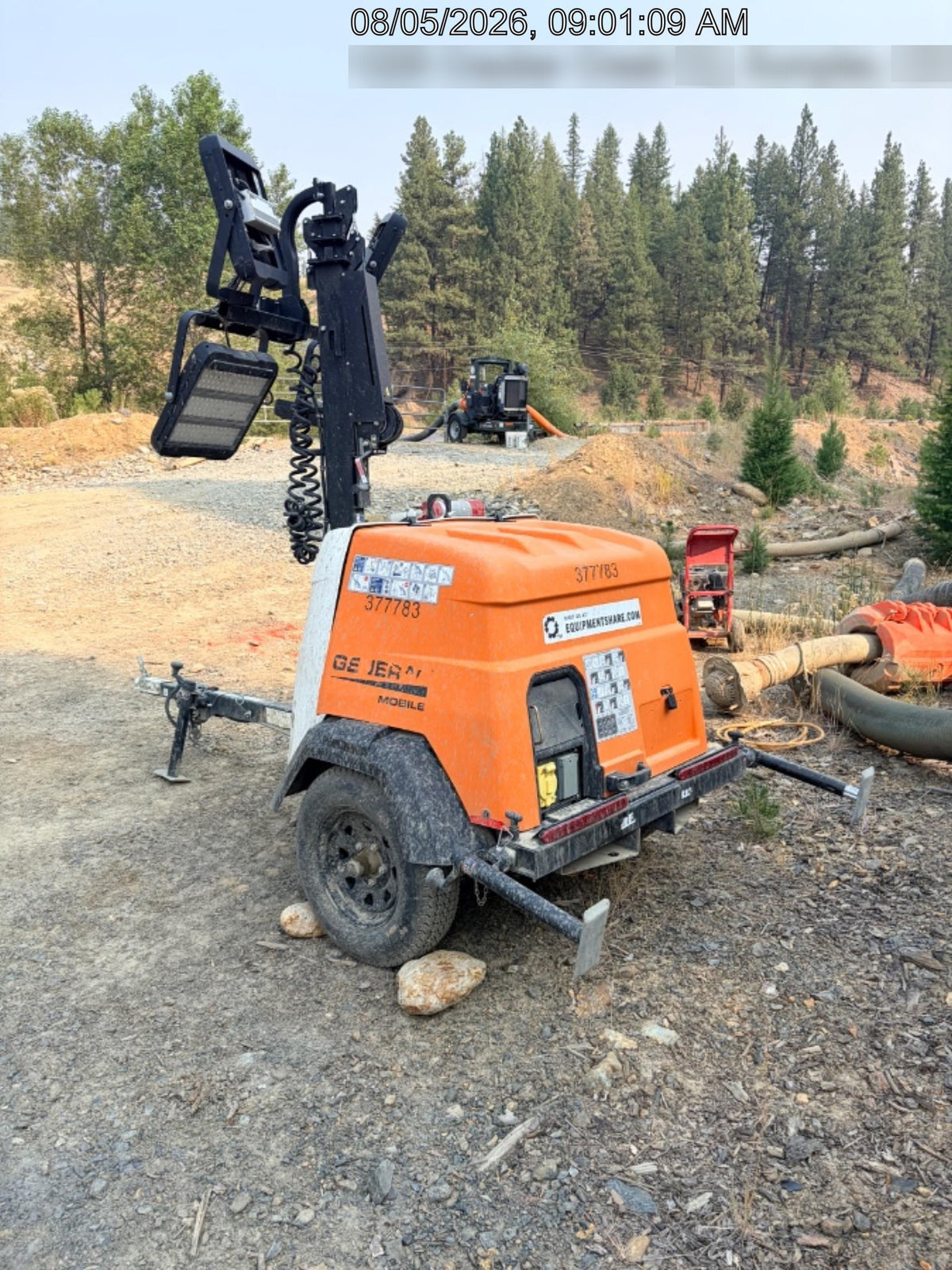 2023 Generac MLT2 Diesel, Flex Switch 120V Input, Powerzone Controller, 
(4) 320W LED Lights, 4kW Generator, 39.9 Gal Fuel Tank, 2" Ball, T3