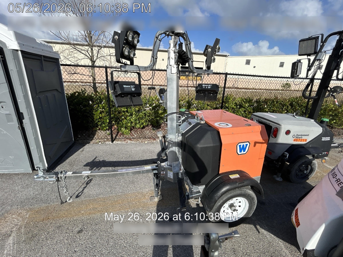 2023 Wanco WLTT-4MM4K Diesel, Deep Sea Controller, Shore Power Plug, Auto Start, (4) 350W LED Floodlights, 4kW Generator, 60 Gal Fuel Tank, 2" Ball, T3