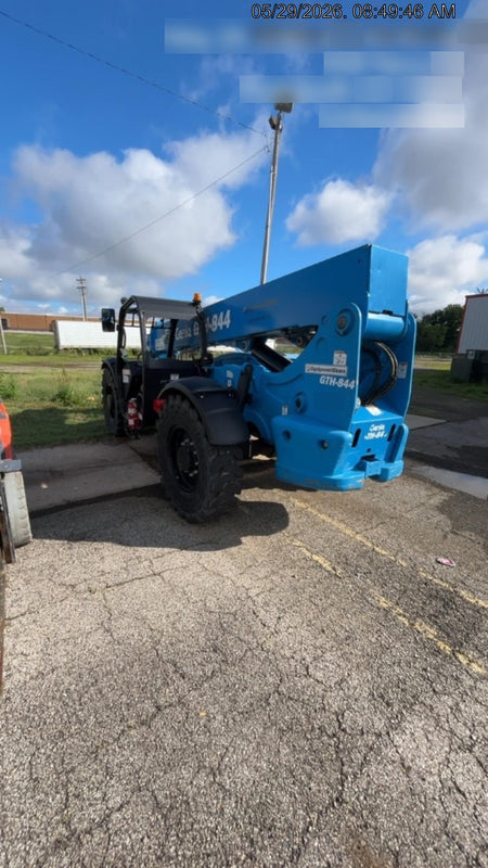 2018 Genie GTH-844 Genie GTH-844 w/ROPS, Work Lights, Solid Tires, RH Cab Mesh, Beacon, 60" Carriage and Forks