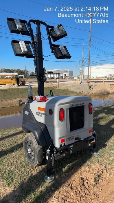 2024 Wacker Neuson LTT4 Diesel, Kohler KDW702, Deep Sea Controller, Auto Start, LED 320W, Bypass Outlet, T3