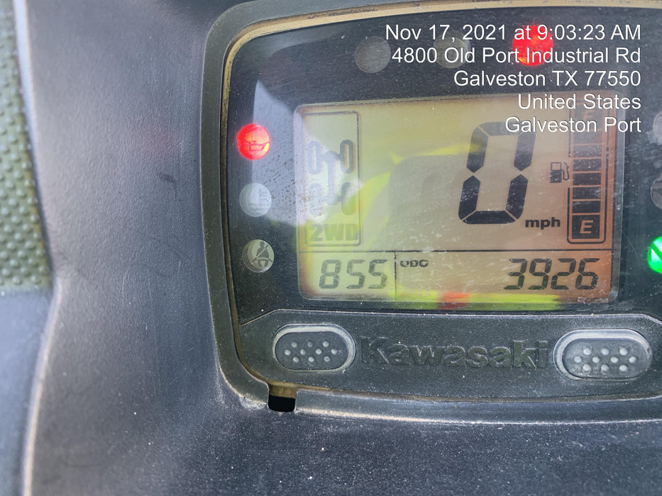 2019 Kawasaki Mule PRO-DXT Standard Options, Backup Alarm, Beacon, Plastic Hard Top, Poly Windshield, Horn Kit