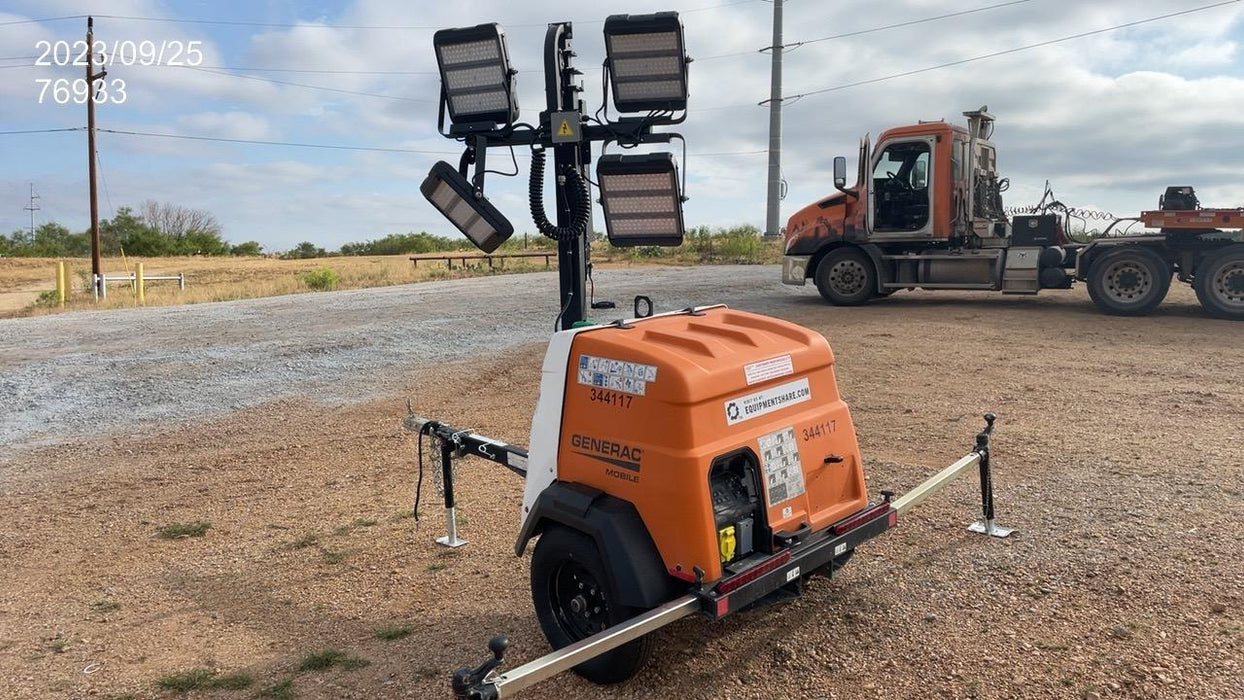 2023 Generac MLT2 Diesel, Flex Switch 120V Input, Powerzone Controller, (4) 320W LED Lights, 4kW Generator, 39.9 Gal Fuel Tank, 2" Ball, T3