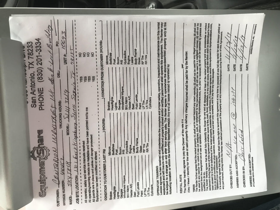 2018 SKYJACK SJIII-3219