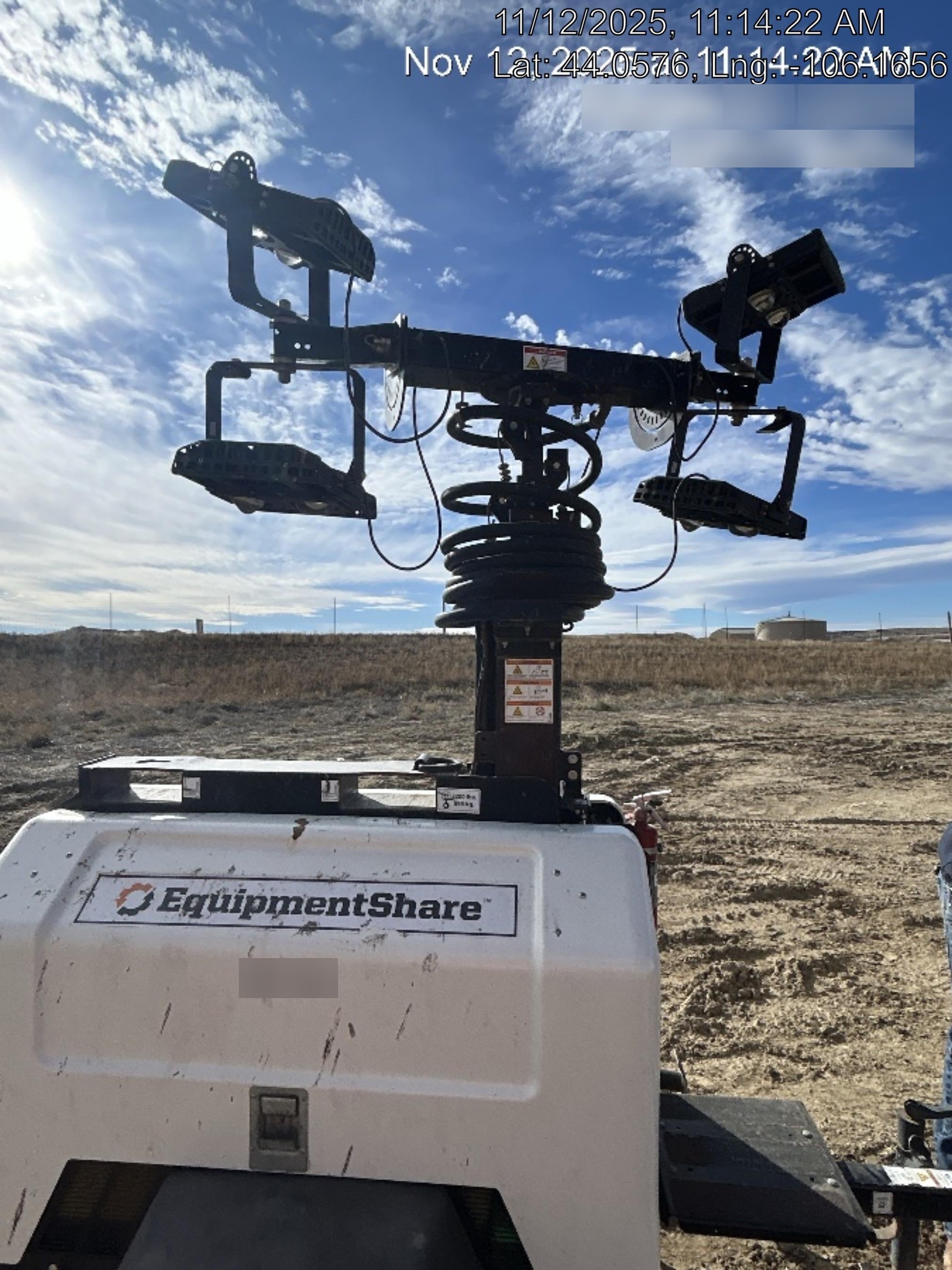 Allmand Bros. Night-Lite Pro II Allmand Night-Lite Pro II Allmand Night-Lite Pro II 8 kW Light Tower w/Kubota Engine, LED Light Package