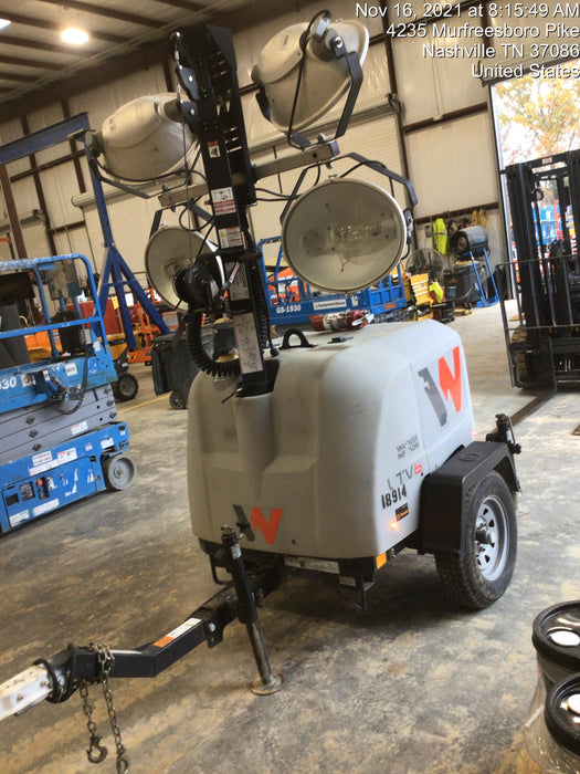 2018 Wacker Neuson LTV6L-MH Wacker Neuson LTV6L Mobile Light Tower w/Fuel Level Sensor Installed