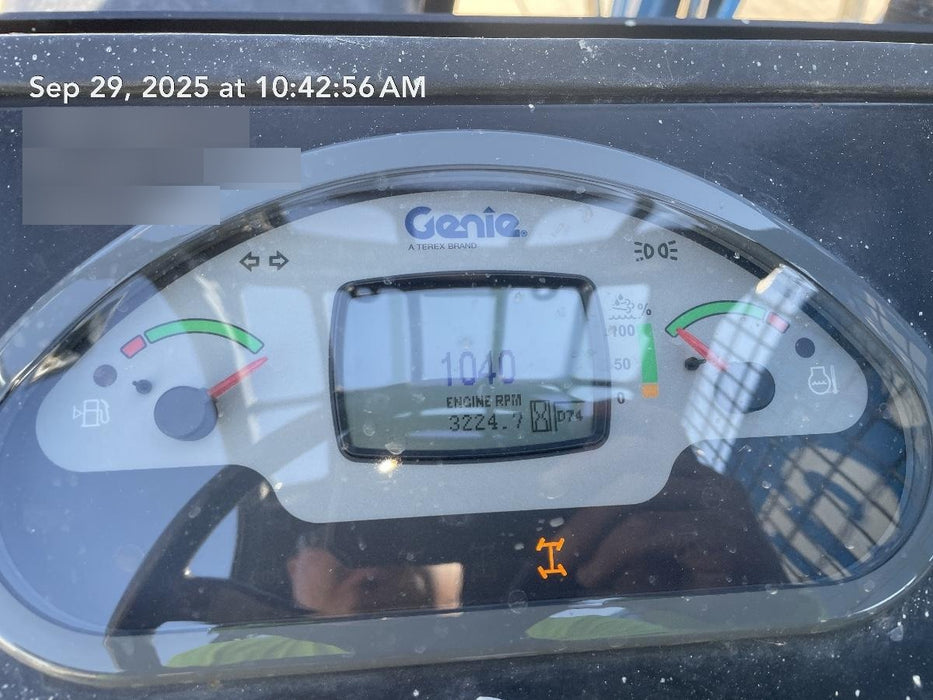 2018 Genie GTH-844 Genie GTH-844D w/Open ROPS, Solid Tires, Work Light/Beacon, 60" Carriage and Forks