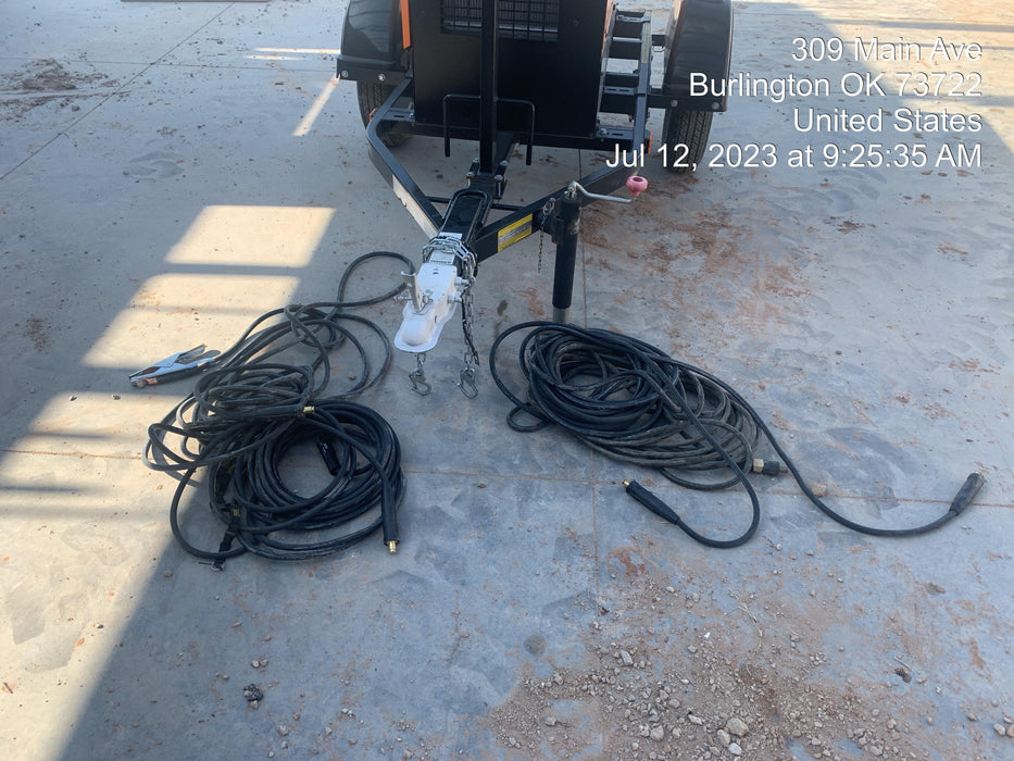 2021 Lincoln Electric Vantage 322 Vantage 322 Ready Pak 3 w/ Decals, ORANGE (includes trailer, cable rack, fender light kit) NO Telematics