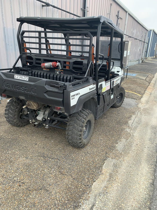 2022 Kawasaki Mule PRO-DXT Standard Options, Backup Alarm, Beacon, Plastic Hard Top, Poly Windshield, Horn Kit