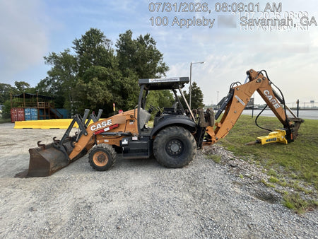 2018 Case 580N STANDARD HOE, ROPS, PILOT CONTROLS, AUX HYD