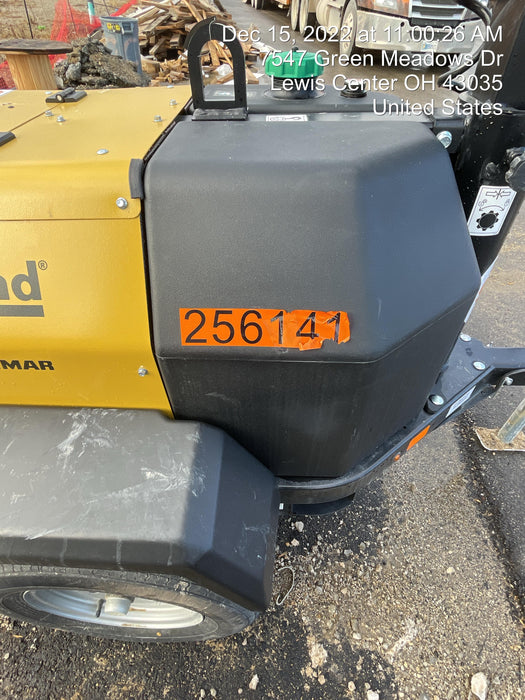 2022 Allmand NLV3GR (4) LED Light Fixture 350W, 23' Vertical Mast, 3kW Prime, Towable, ES Decals, T3