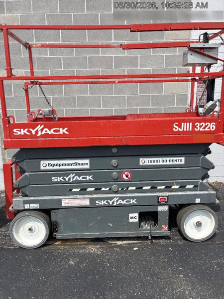 2018 Skyjack SJIII-3226 Standard Rental Specs