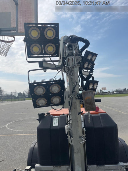 2024 Wanco WLTT-4MM4K Diesel, Deep Sea Controller, Shore Power Plug, Auto Start, (4) 350W LED Floodlights, 4kW Generator, 60 Gal Fuel Tank, 2" Ball, T3