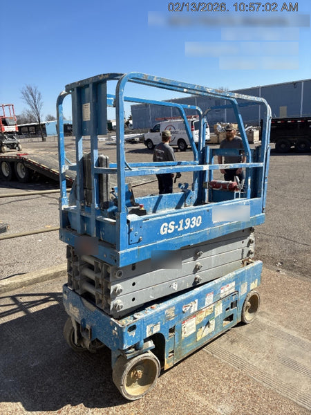 2020 Genie GS-1930 Solid Non Marking Tires, Beacon, Folding rails with half height swing gate