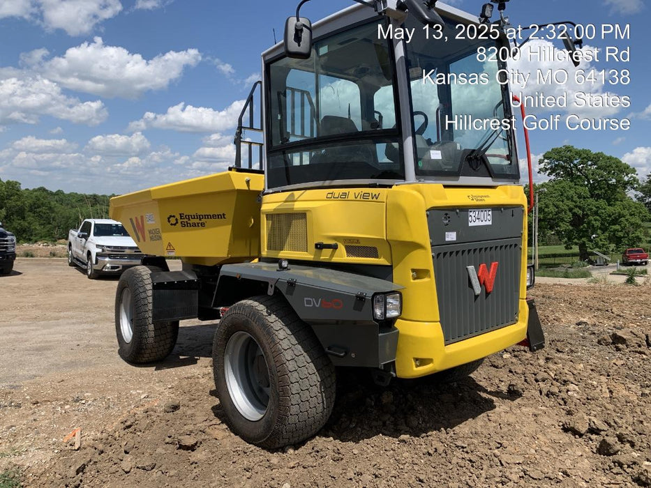 2025 WACKER NEUSON DV605 Cab Turf Tires