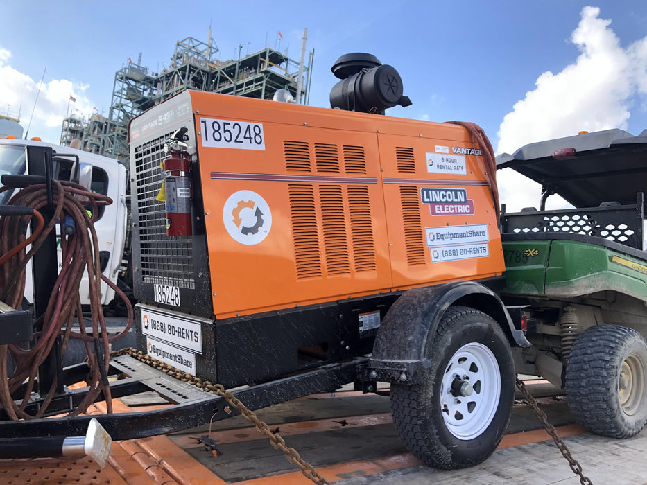 2021 Lincoln Electric Vantage 549X Ready Pak 3, ORANGE (includes trailer, cable rack, fender light kit)