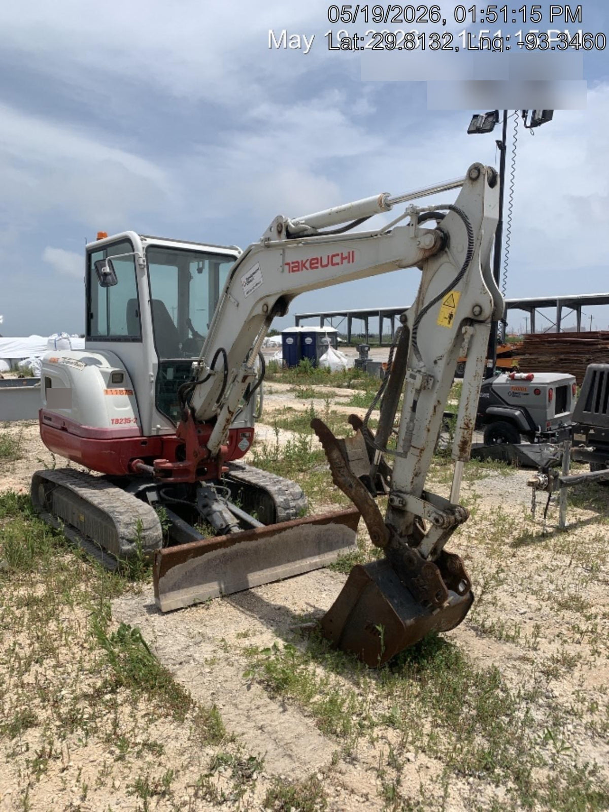 2020 Takeuchi TB-235-2CR Cab/Heat/Air, Rubber Tracks, Manual TAG QC