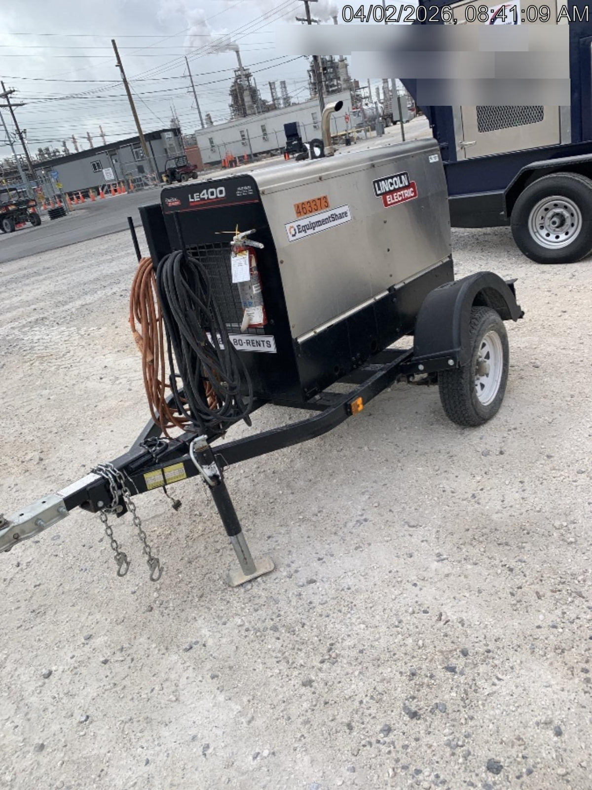 2024 Lincoln Electric LE400 Kubota V1505, Trlr, Cable Rack, Light Kit, ES Decals, T3