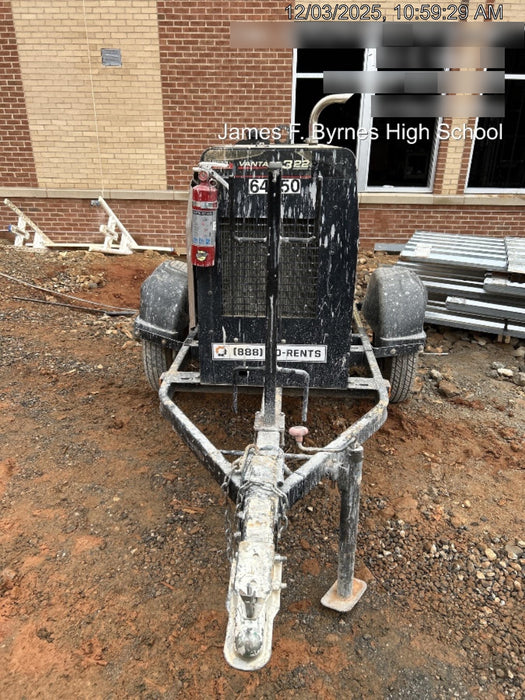 2020 Lincoln Electric Vantage 322 Welder Ready-Pak 3, w/ GPS & Decals (includes trailer, cable rack, fender light kit)