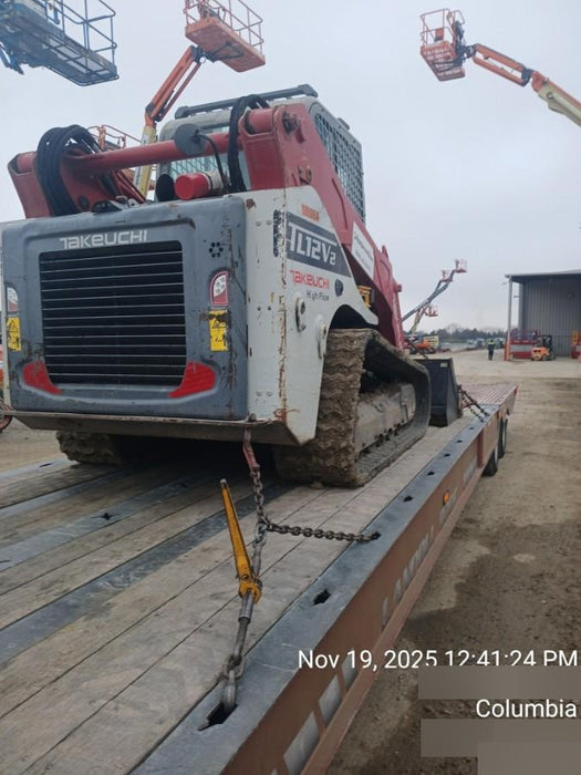 2020 Takeuchi TL12V2-CRH Cab, Rubber Track, & HF