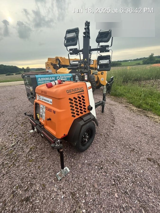 2024 Generac MLT2 Diesel, Flex Switch 120V Input, Powerzone Controller, 
(4) 320W LED Lights, 4kW Generator, 39.9 Gal Fuel Tank, 2" Ball, T3