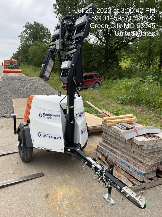 2023 Generac MLT2 Diesel, Flex Switch 120V Input, Powerzone Controller, (4) 320W LED Lights, 4kW Generator, 39.9 Gal Fuel Tank, 2" Ball, T3