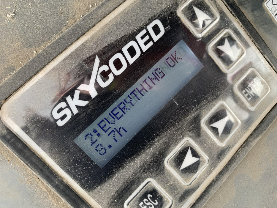 2020 Skyjack SJIII-3219 Solid NM Tires, Half height spring hinged entry gate, Dual Beacons, 800W Inverter