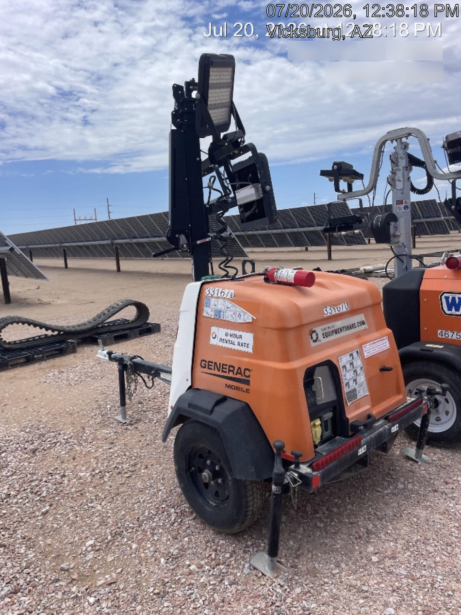 2023 Generac MLT2 Diesel, Flex Switch 120V Input, Powerzone Controller, (4) 320W LED Lights, 4kW Generator, 39.9 Gal Fuel Tank, 2" Ball, T3