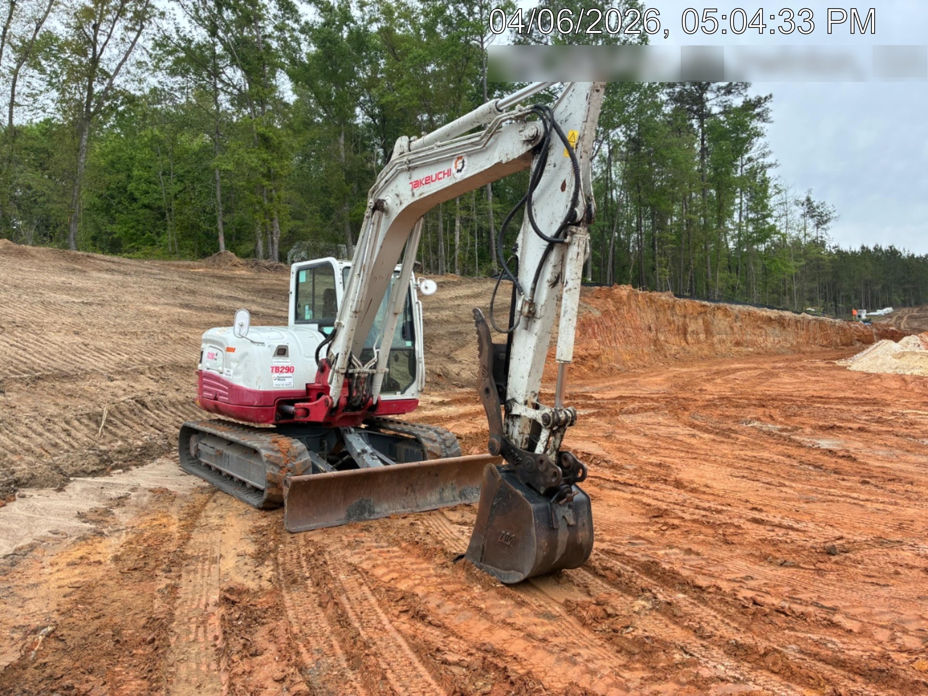 2020 Takeuchi TB290C Cab/Heat/Air, Rubber Tracks, Manual TAG QC