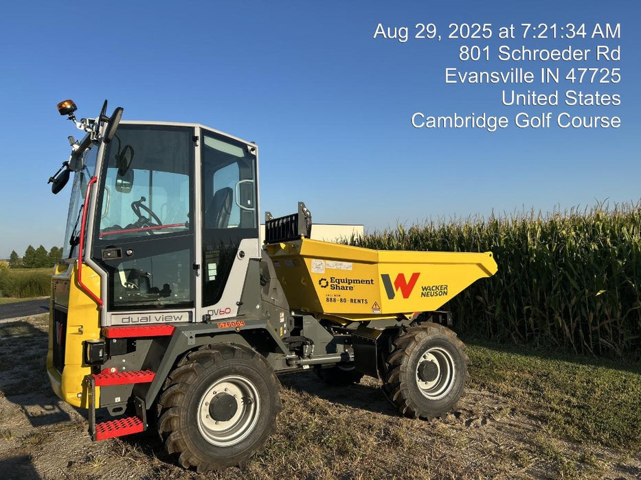 2025 WACKER NEUSON DV604 Cab Standard Tires