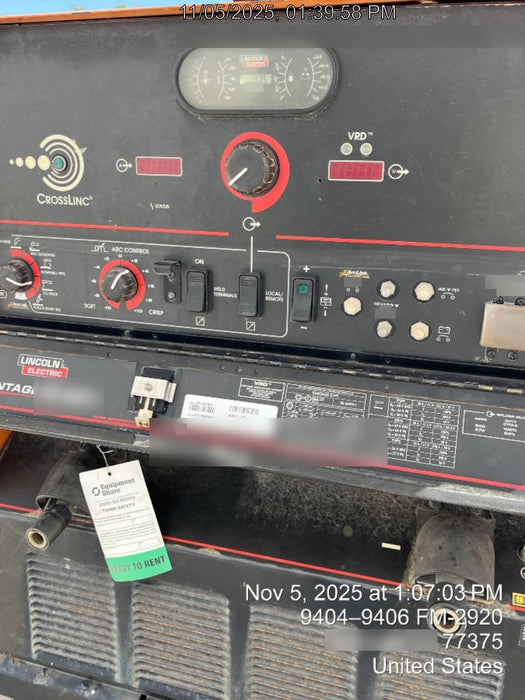 2021 Lincoln Electric Vantage 549X VANTAGE 549X READY-PAK 3 (EQUIPMENTSHARE)