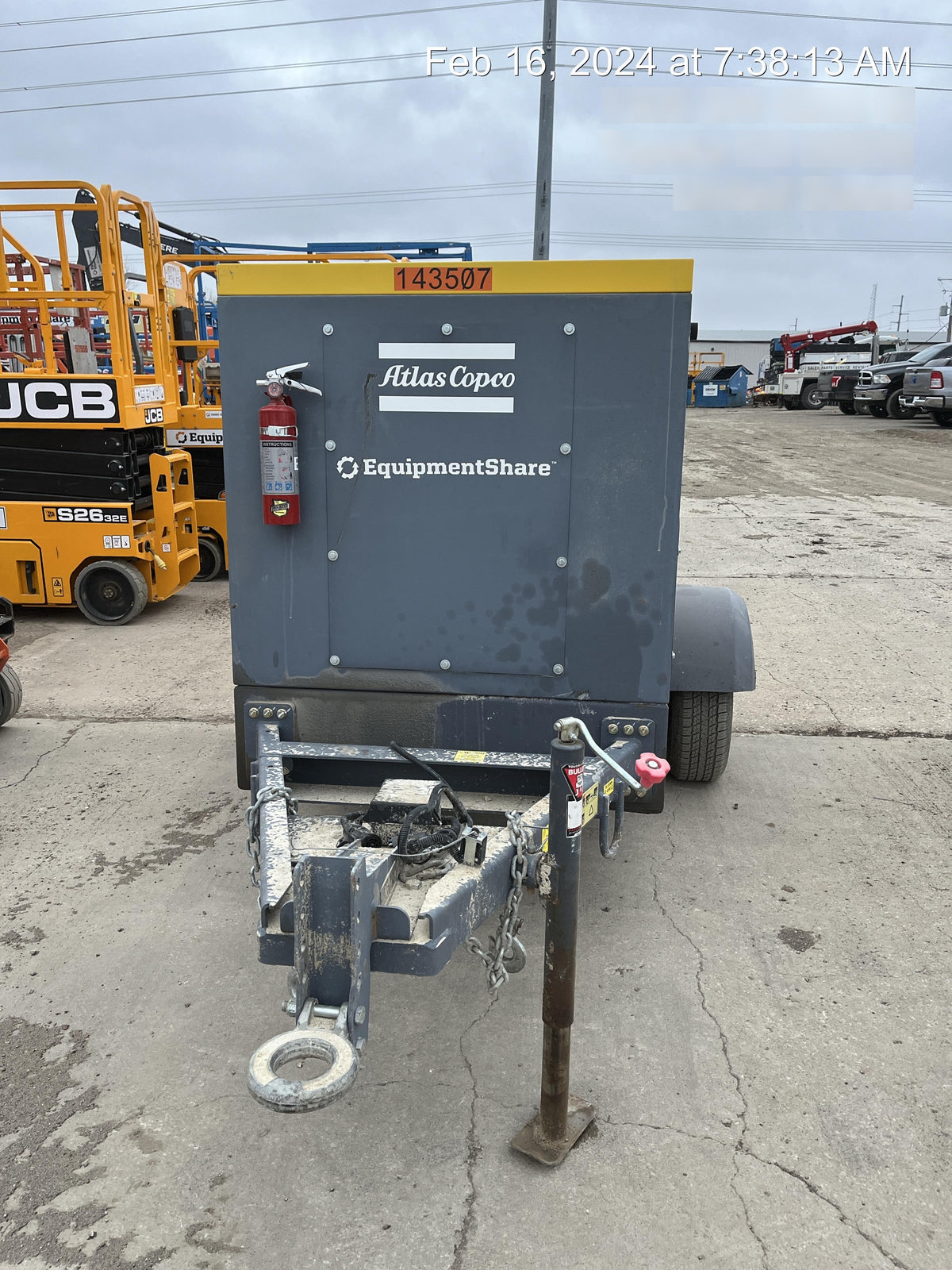 2021 ATLAS COPCO PAS 100 HF CS Enclosed