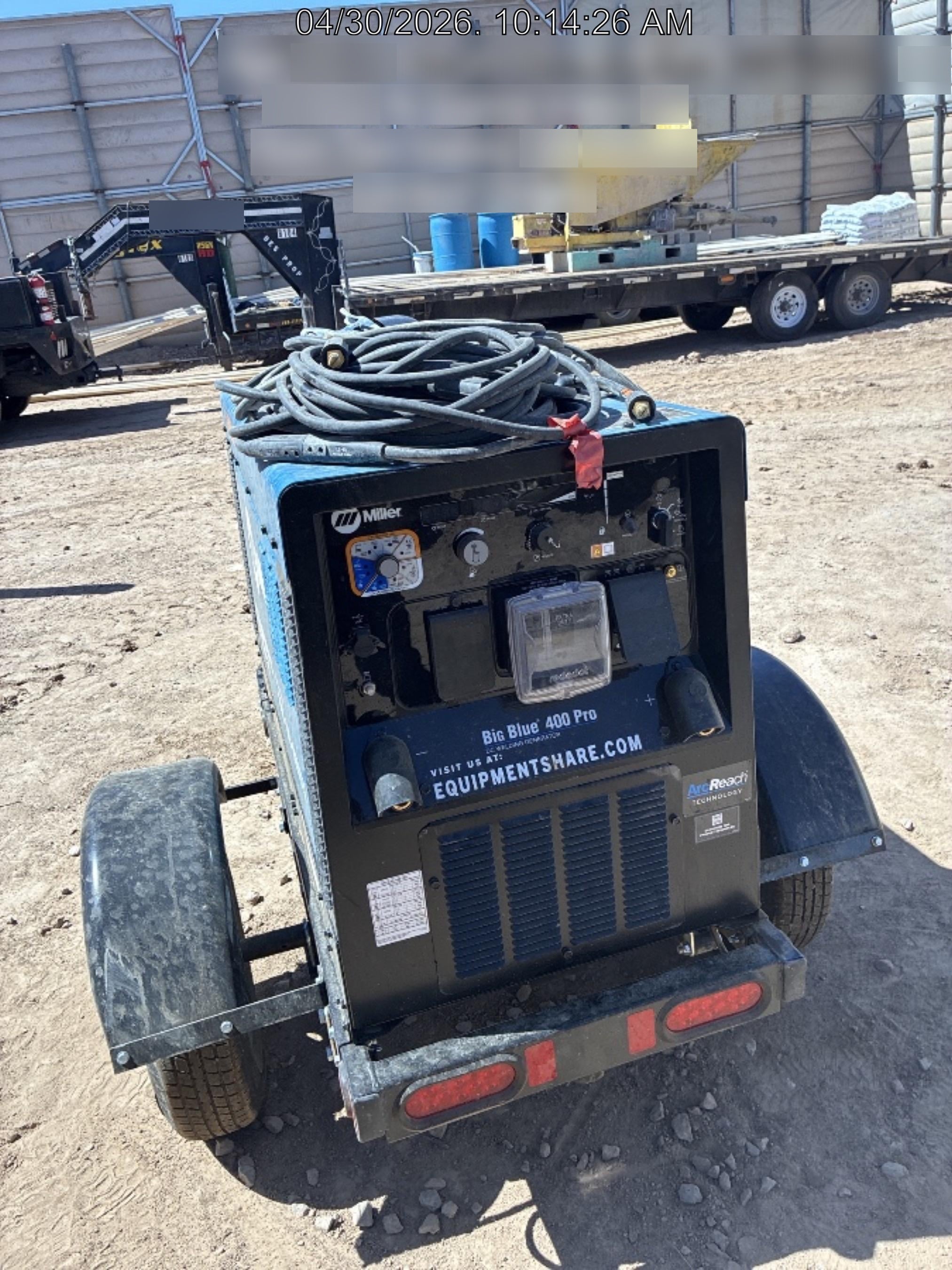 2026 MILLER ELECTRIC BIG BLUE 400