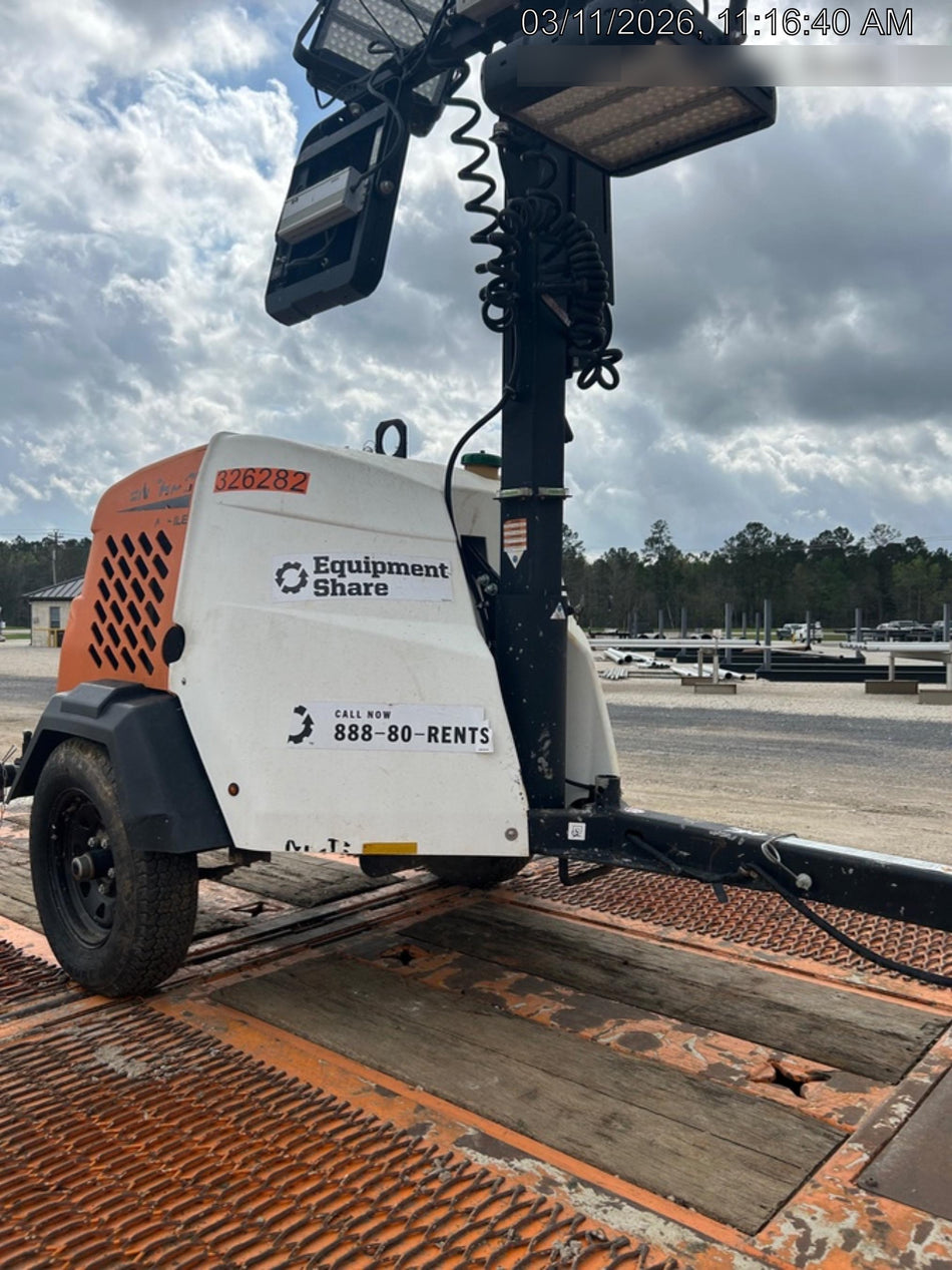 2023 Generac MLT2 Diesel, Flex Switch 120V Input, Powerzone Controller, (4) 320W LED Lights, 4kW Generator, 39.9 Gal Fuel Tank, 2" Ball, T3