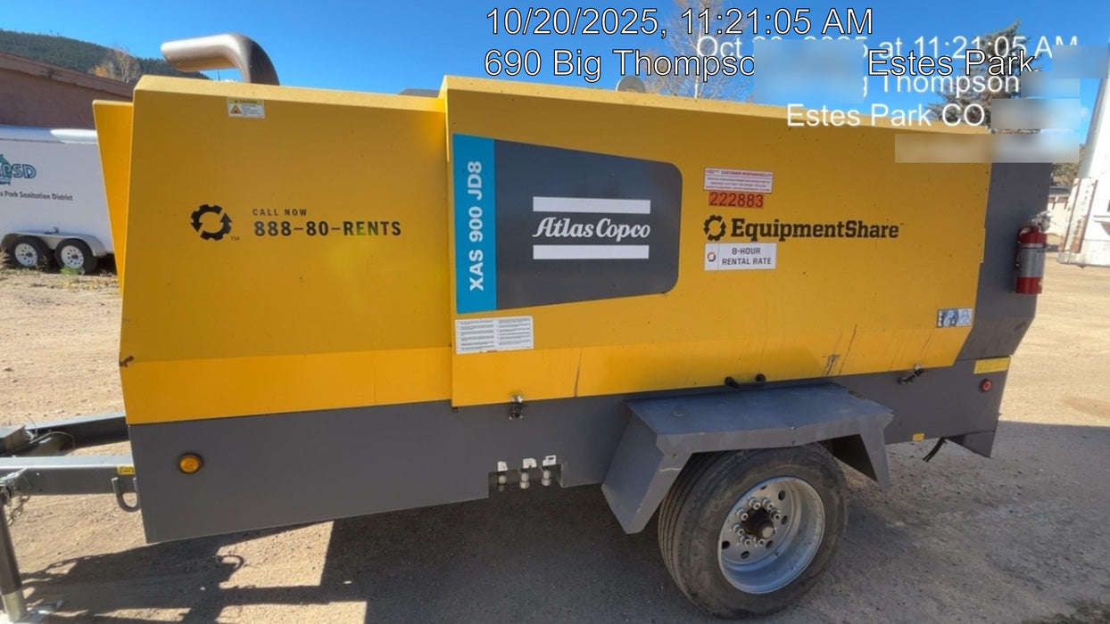 2022 ATLAS COPCO XAS 900