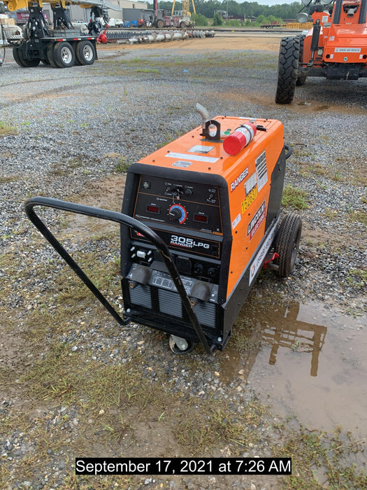 2021 Lincoln Electric Ranger 305 LPG LPG One-Pak (includes undercarriage, tank holder & tank strap) ORANGE