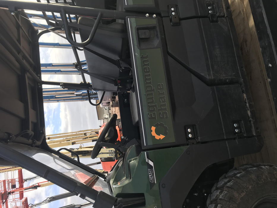 2019 Kawasaki Mule PRO-DXT Standard Options, Backup Alarm, Beacon, Plastic Hard Top, Poly Windshield, Horn Kit