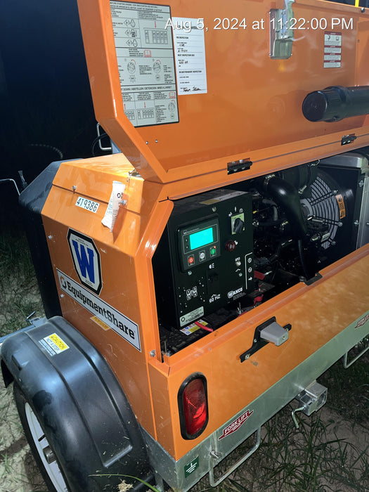 2024 Wanco WLTT-4MM4K Diesel, Deep Sea Controller, Shore Power Plug, Auto Start, (4) 350W LED Floodlights, 4kW Generator, 60 Gal Fuel Tank, 2" Ball, T3